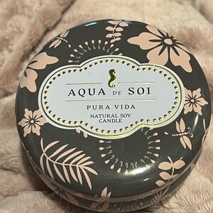Aqua de Soi Natural Soy Candle -Pura Vida - 9 oz single wick